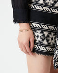 Metal Shiny Leaf Bracelet
