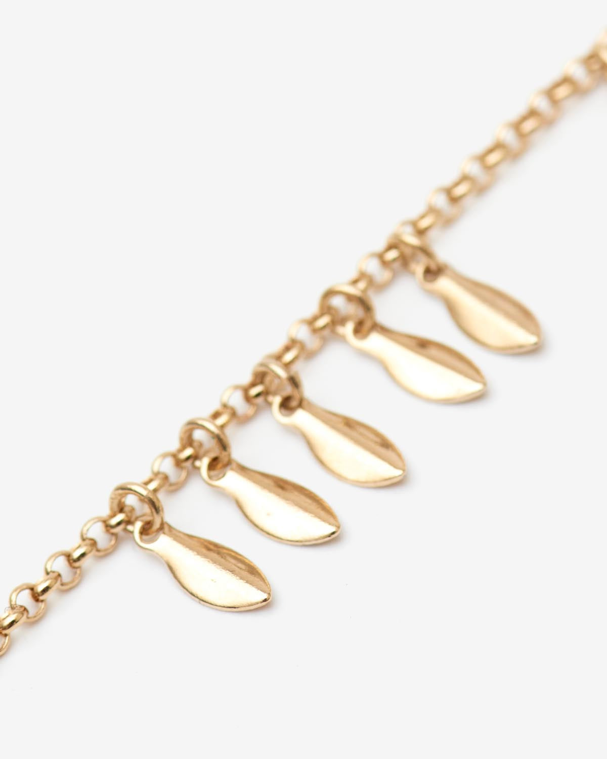 Metal Shiny Leaf Bracelet