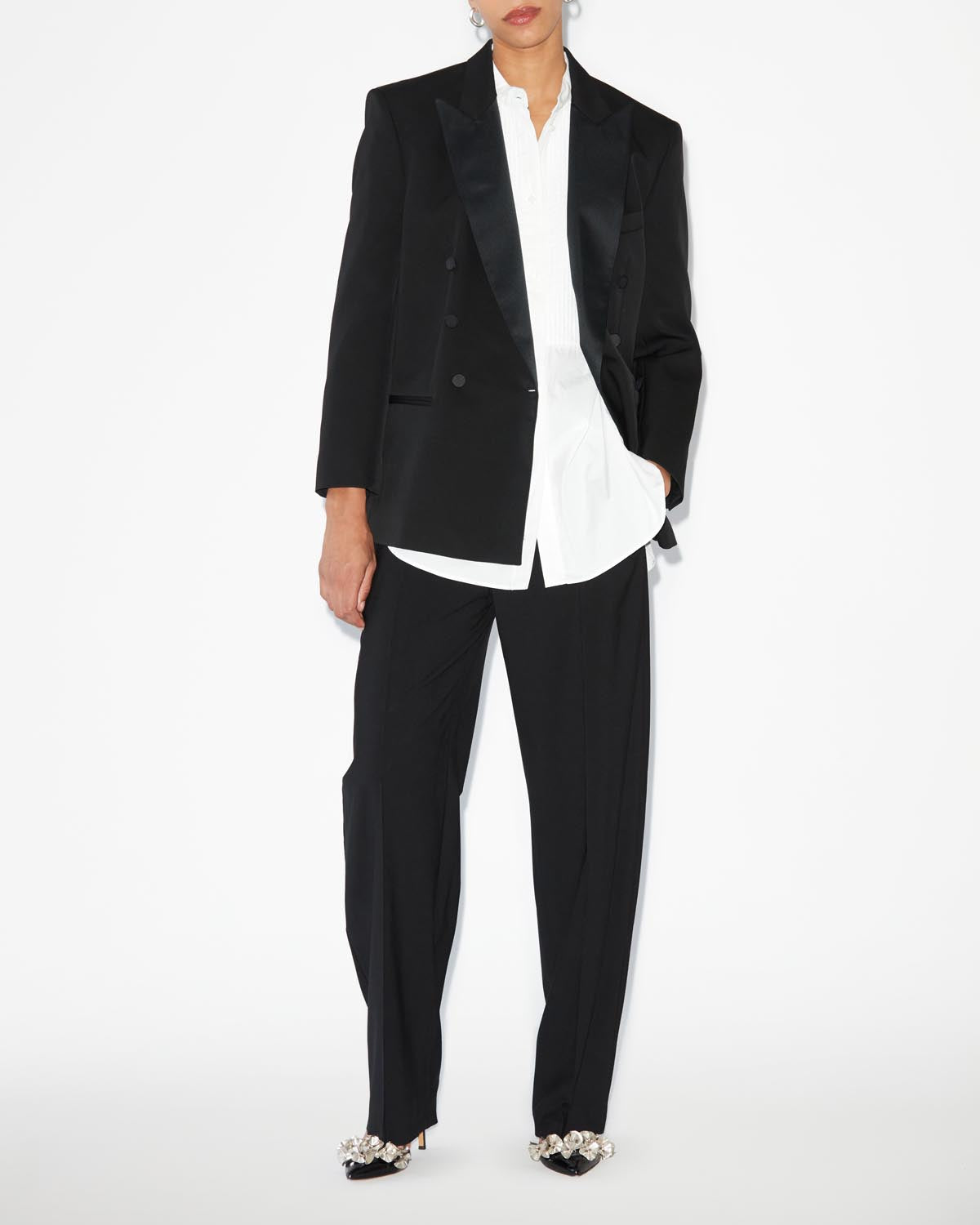 PEAGAN plain wool Jacket